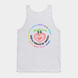 DIGITAL NOMAD MADEIRA PORTUGAL De-Central and Mobile Tank Top